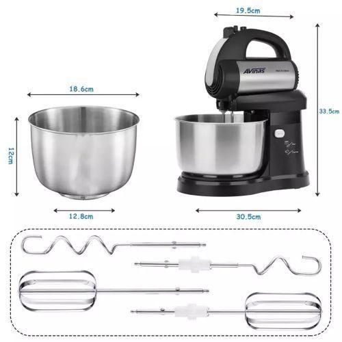 product_image_name-AVINAS-4.2L Blender Dough Hand Stand Mixer Food Processor, Silver .-5