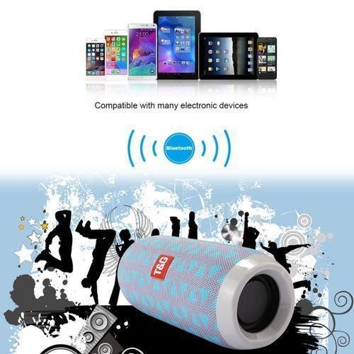 product_image_name-TG-TG117 Portable Bluetooth Stereo Speaker, With Built-In MIC-Blue-3