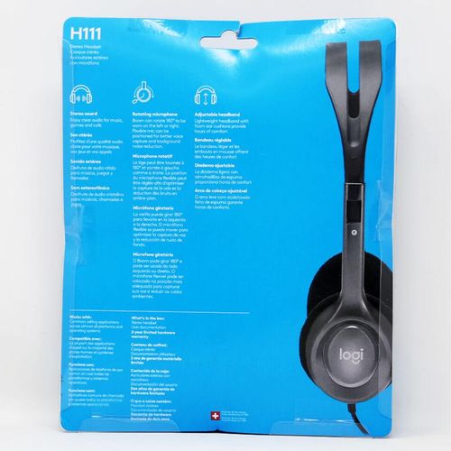 Shop On Ear Black Wired Headphones with Microphone Mute Button and Playback Controls H111 Jumia Uganda