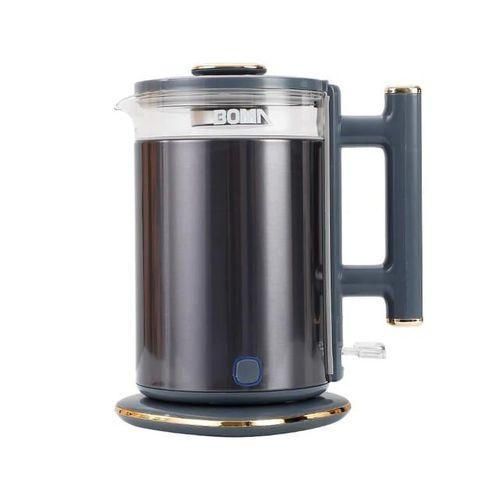 product_image_name-Boma-Contemporary Glass and Stainless Steel Electric Kettle - Multicolor-3