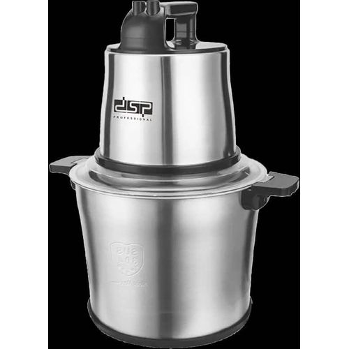 product_image_name-Dsp-10 Litre Commercial Electric Food Chopper  Meat Grinder Food Processor, Two Speed Button, Stainless Steel for Meat, Vegetables, Fruit- Silver-1
