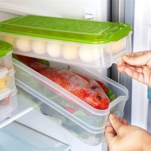 product_image_name-Generic-3 Layer Food Storage Fridge Container Boxes- Multicolor-4