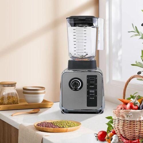 product_image_name-Hoffmans-Heavy Duty Commercial Blender - Silver, Transparent-1
