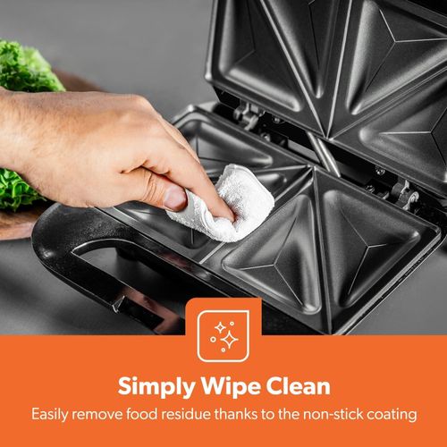 product_image_name-Generic-2 Slice Sandwich Maker With Non Stick Plate -White-5