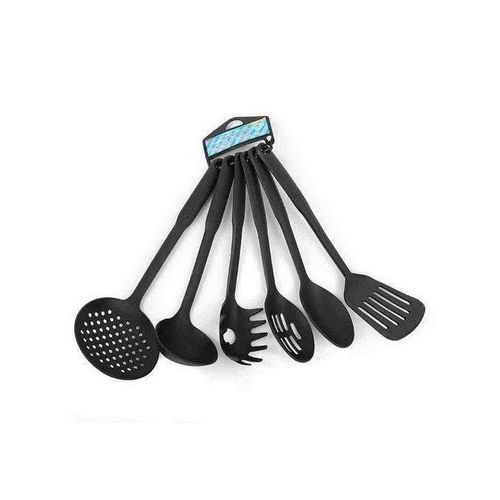product_image_name-Generic-6-Piece Plastic Kitchen Cooking Utensils (Black)-1