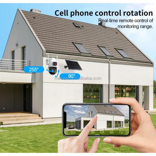 product_image_name-Generic-EseeCloud 4G Solar Security Camera 4MP PTZ with Alarm Lights & SIM Card Support- White-3