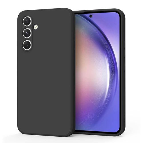 product_image_name-Generic-Galaxy A54 5G Case - Slim Liquid Silicone Full-Body Cover - Black-1