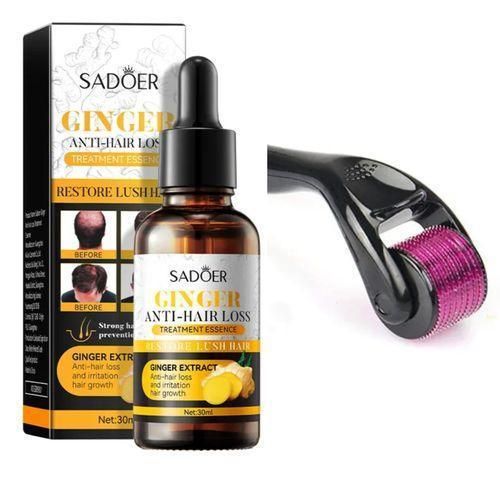 product_image_name-Derma Roller-Hair Growth 0.5mm Roller System+ Free Gift Sadoer Hair Line Restoration, Hair Growth Serum-1