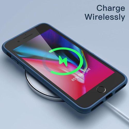 product_image_name-Generic-Iphone 7 Plus Silicone Case - Blue-2