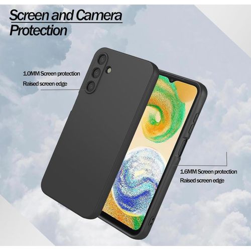 product_image_name-Generic-Galaxy A24 4G Samsung A24 4G Case,Liquid Silicone Case with Full Body Protection Soft Microfiber Lining Anti-Scratch Shockproof Protective Cover for Samsung Galaxy A24 4G,Black-2