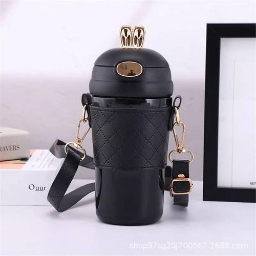 product_image_name-Generic-Fancy Portable ThermosTravel Mug Flask Bag Cup-Black.-3