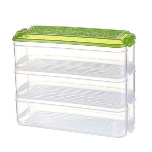 product_image_name-Generic-3 Layer Food Storage Fridge Container Boxes- Multicolor-6