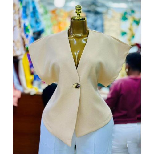 product_image_name-Generic Xim-Ladies Stylish Top- White, Cream, Purple, Yellow -2