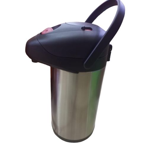 product_image_name-Generic-4L Stainless Steel Air Pot Flask - Silver/Black-2
