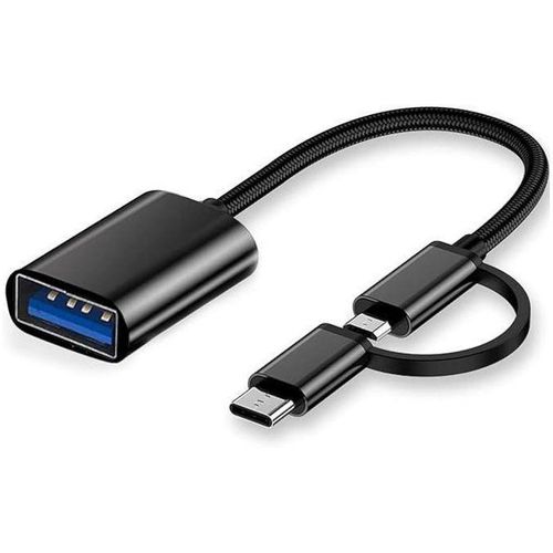 product_image_name-AA-Two 2 in 1 otg line USB A female to micro USB and type C -1