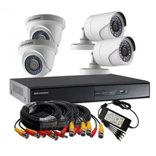 Shop HIKVISION CCTV Turbo HD Surveillance Kit 4 Channel - White | Jumia