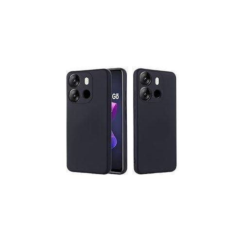 product_image_name-Tecno-Pop 7 Luxury Soft Rubber Liquid Silicone Skin Touch Feel Cover Case Black-1