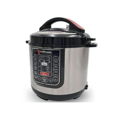 product_image_name-Hoffmans-6.5L Genuine 14 In 1 Digital Electric Pressure Cooker - Red, Silver-1