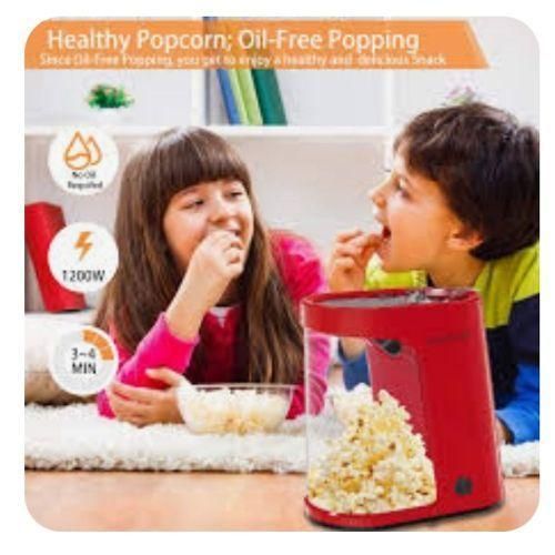 product_image_name-Generic-Hot Air Electric Popcorn Maker Machine - Red.-3