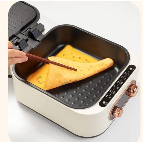 product_image_name-Generic-Electric Steak Pancake Pizza Oven Griddle Bake Pan Deepen Crepe Maker Double-sided Heating Skillet Barbeque Grill Hot Pot Cooker-6