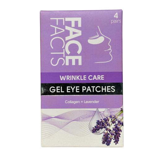 product_image_name-Face Facts-Pack of 3 Wrinkle Care Gel Eye Patches – 12 Pairs Total (Collagen & Lavender)-3
