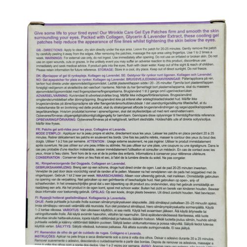 product_image_name-Face Facts-Pack of 3 Wrinkle Care Gel Eye Patches – 12 Pairs Total (Collagen & Lavender)-5