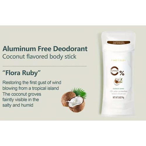 product_image_name-Other-FLORA RUBY original fresh scent, all-day underarm deodorant protection _74g With Coconut & Jasmine scent. _White-6
