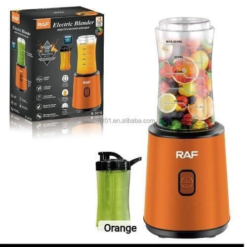 product_image_name-RAF-4 Blades Portable  Personal Size Electric Blender Fruit Juicer Mini Bottle  For Shakes And Smoothies Cup Machine - Multicolor-6