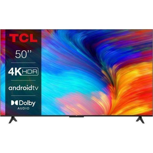 product_image_name-TCL-50 Inch UHD 4K HDR Google TV Smart Android LED TV Bluetooth Youtube Netflix Prime Video Google Play Chromecast Built-In With Inbuilt Free To Air Decoder - Black-1