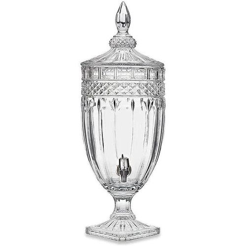 product_image_name-Generic-4.8 Liters Glass Beverage Dispenser Different Designs With Faucet For Serving Drinks At Parties-Transparent-2