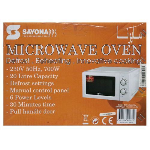 product_image_name-Sayona-SMO-2314 Microwave Oven - White-2