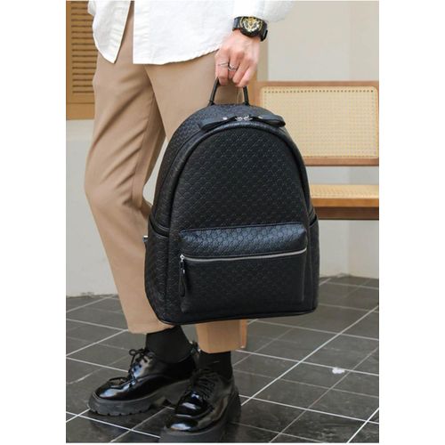 product_image_name-Genetic-Black Gucci Faux Leather Backpack-5