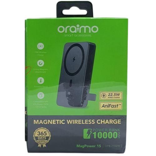 product_image_name-Oraimo-Magpower 15 OPB-7102W 10000mah Wireless Magnetic Power Bank-1