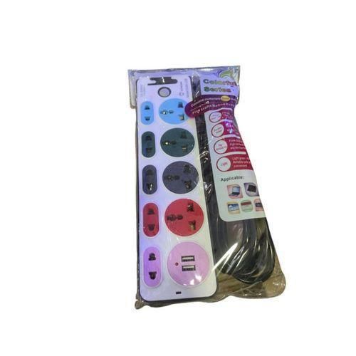 product_image_name-Generic-4 Way Extension Cable With 2 USB Ports_ White-2