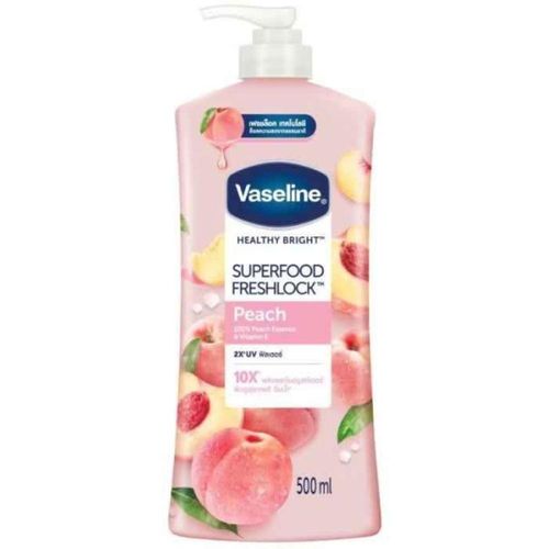 product_image_name-Vaseline-Healthy Bright Superfood Freshlock Lotion Peach-1