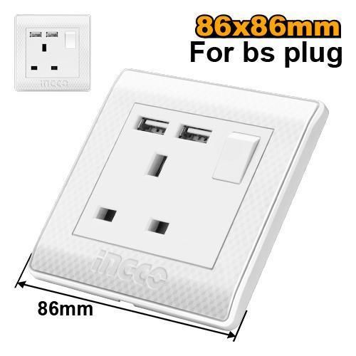 product_image_name-INGCO-HESST0113AUS - Socket With Usb Outlet - Orange-1