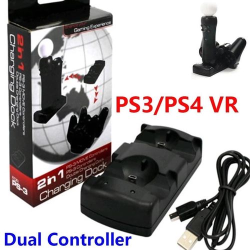 product_image_name-Generic-2-in-1 charging dock for PS3, PS3 MOVE, PS4VR Cradle Charger Dual Controller USB charging station.-1