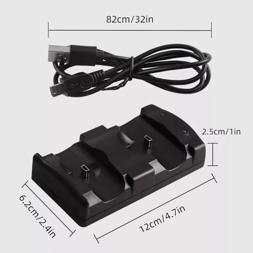 product_image_name-Generic-2-in-1 charging dock for PS3, PS3 MOVE, PS4VR Cradle Charger Dual Controller USB charging station.-4