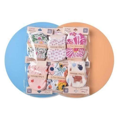 product_image_name-Generic-Ultra-Soft No-Scratch Cotton Baby Mittens Set-3