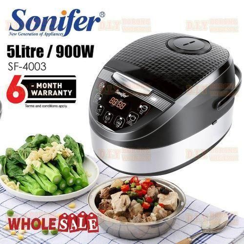 product_image_name-Sonifer-5 Litre Digital Smart Steam Multifunction Rice Cooker, Black.-4