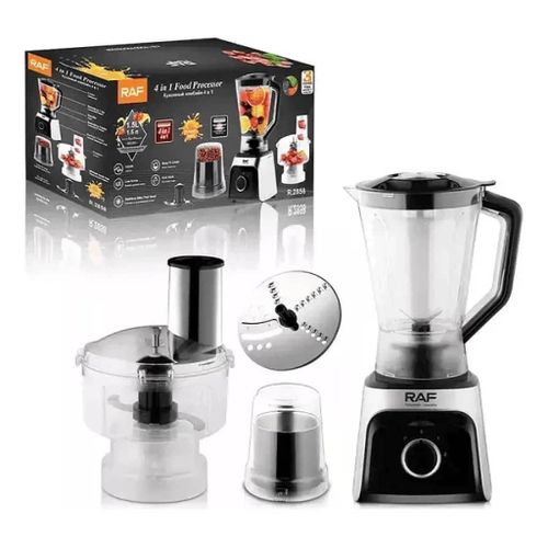 product_image_name-RAF-4 In 1 Electric Powerful Commercial Food Processor With Juicer Blender And Grinder-Multicolor-2