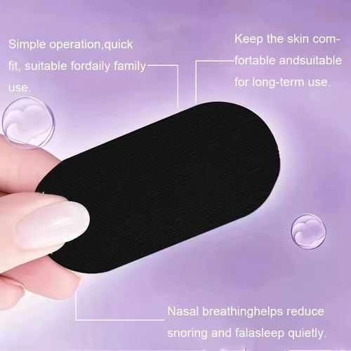 product_image_name-Generic-Breathable Mouth Tape Anti Snoring Sleep Strips Adhesive Tape Sleep Accessories for Improving Sleep - Black-5
