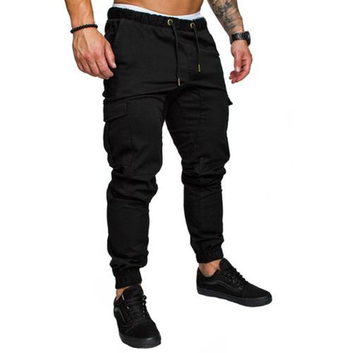 Shop Mens Trousers Casual Trendy Sport Pants Combat Jogger Chinos