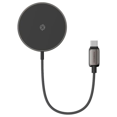 product_image_name-Powerology-Zinco Series Wireless Charging Pad - Dark Gray-3