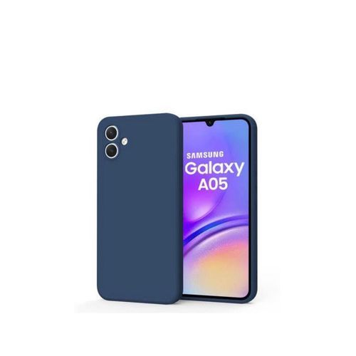 product_image_name-Generic-Case for Samsung Galaxy A05 (Only), Stylish Liquid Silicone Slim Full-Body Protective Cover Compatible with Samsung Galaxy A05 4G Phone Case Blue -1