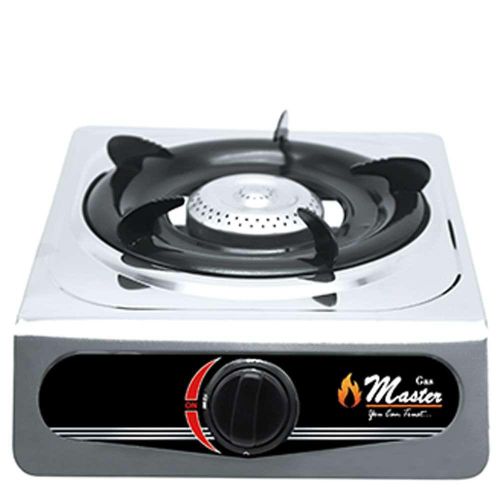 product_image_name-Electro Master-Single Burner Gas Cooker Table-Top Gas Stove Hob Hot Plate For Heavy And Large Pot Pans- Silver-1