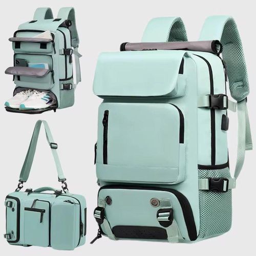 product_image_name-Genetic-Laptop Waterproof Convertible Backpack with Shoe Compartment-1