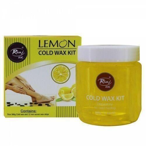 product_image_name-Generic-Rivaj Lemon Cold Wax Kit For Body Hair Removals For Both Men & Women - 380g-1