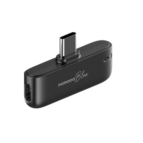 product_image_name-Porodo-Blue Wireless Microphone  Type-C - Black-4