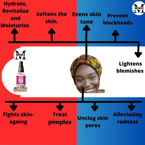 product_image_name-Mekis-Refreshing Rose Water With Glycerine Mist Spray- Tones & Glows Skin-4